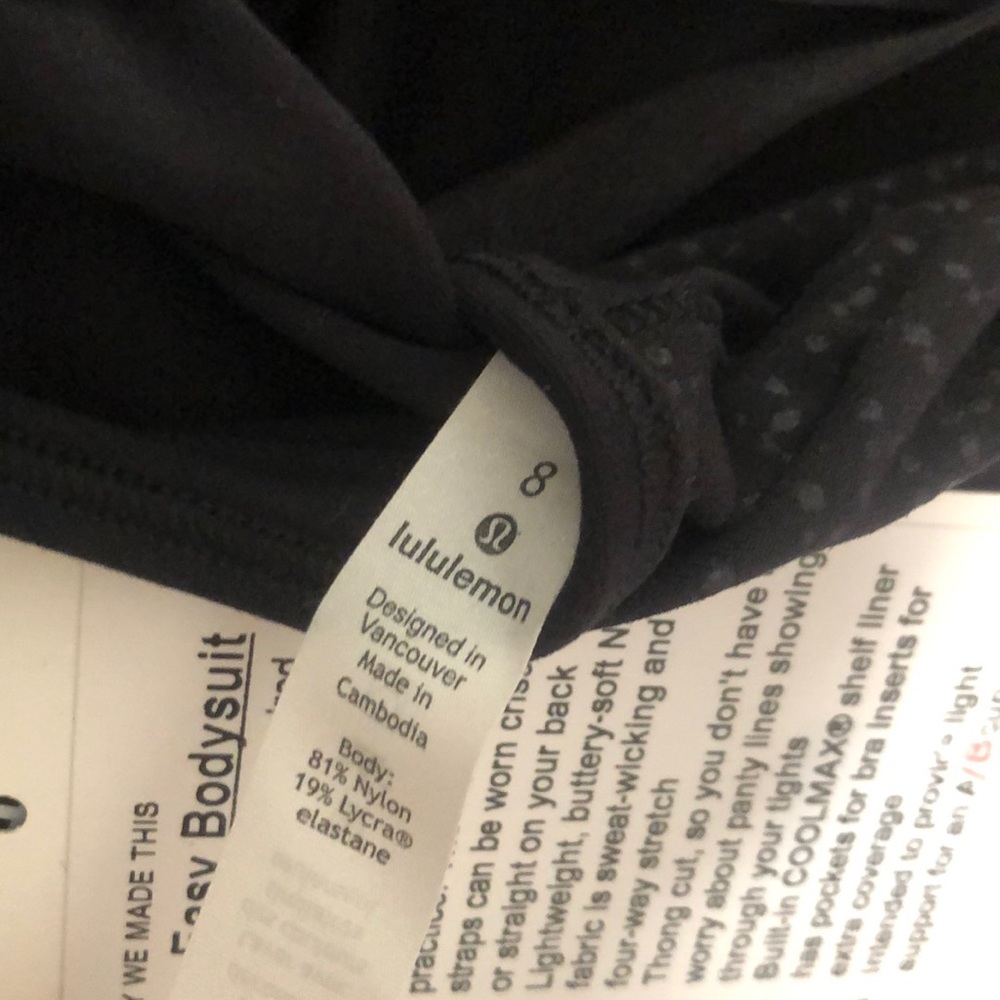 JUST IN ✔️NWT🍋LULULEMON BODYSUIT - Picture 7 of 8